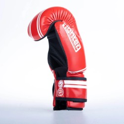 Gants de combat ouverts à rayures - Édition SGP - rouge
