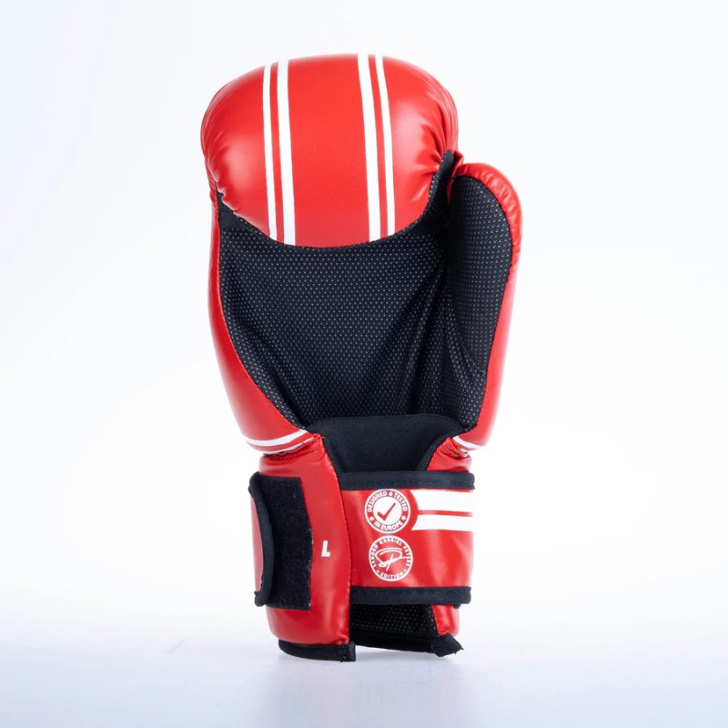 Gants de combat ouverts à rayures - Édition SGP - rouge
