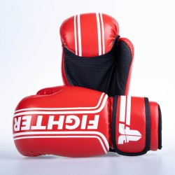 Gants de combat ouverts à rayures - Édition SGP - rouge