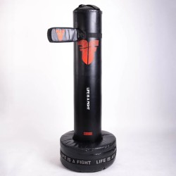 Cible supplémentaire pour sac de boxe Fighter - noir/rouge