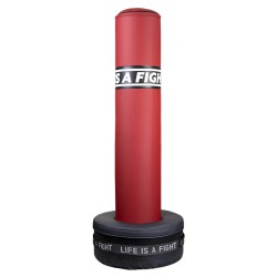 Sac de boxe autoportant Fighter EASY-noir/rouge