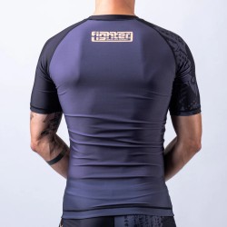 Rashguard de combat Samurai à manches courtes - noir/or, FRSG-SAM-01-SS