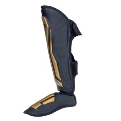 Fighter Thai Ergo Shin Guards - Noir/Or