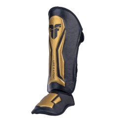 Fighter Thai Ergo Shin Guards - Noir/Or