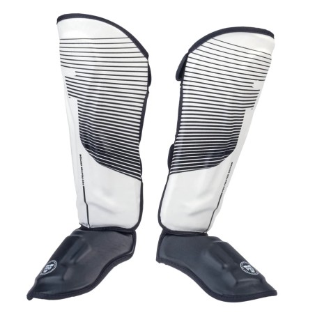 Fighter Thai Ergo Shin Guards PRO Edition - Blanc