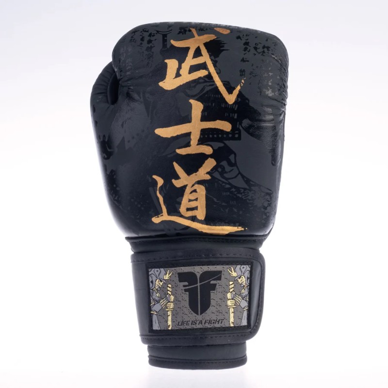 Gants boxe Samurai Fighter Noir / Or