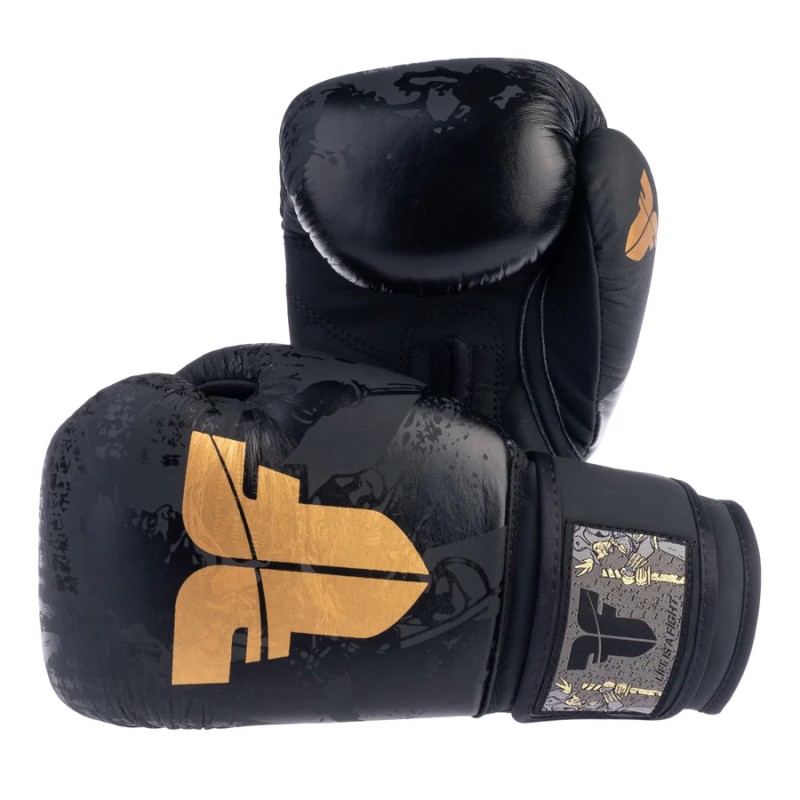 Gants boxe Samurai Fighter Noir / Or