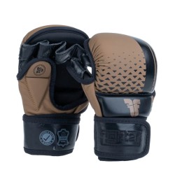 Gants Fighter MMA Pro - noir/marron, FMGL-PRO-00