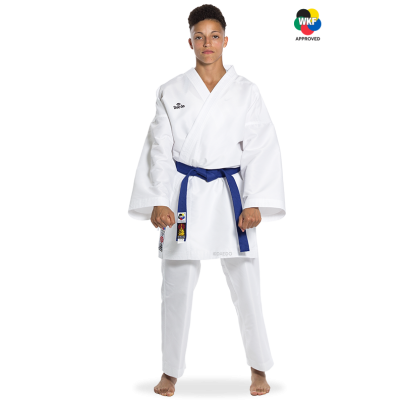 Karategi / Kimono Kumite Compétition "Hascha" – Ultra-Léger, 100 % Polyester, Homologué WKF | Artsmartiaux.fr