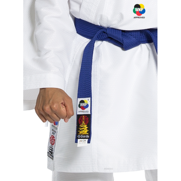 Karategi / Kimono Kumite Compétition "Hascha" – Ultra-Léger, 100 % Polyester, Homologué WKF | Artsmartiaux.fr