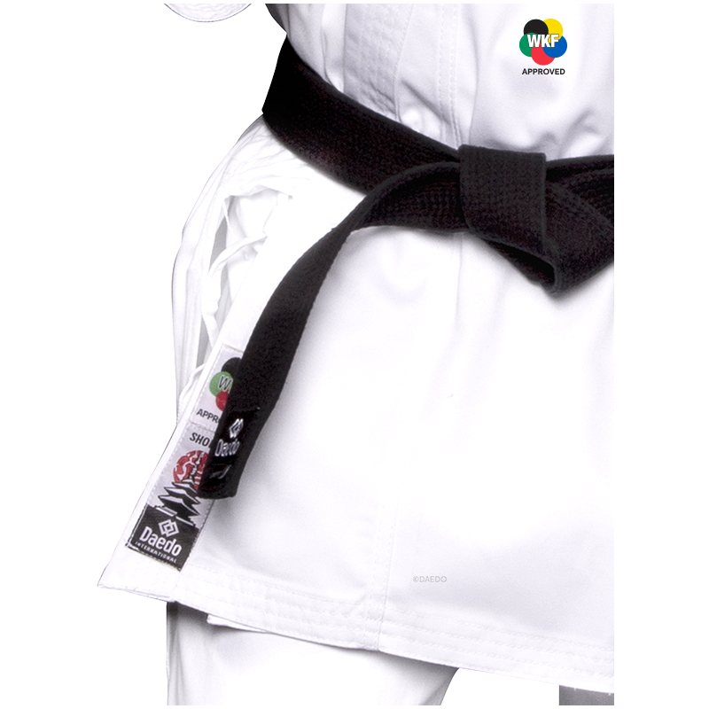 Karategi / Kimono Shodan Kyokushinkai – 65 % Coton, 35 % Polyester, Tailles 000-8 | Artsmartiaux.fr
