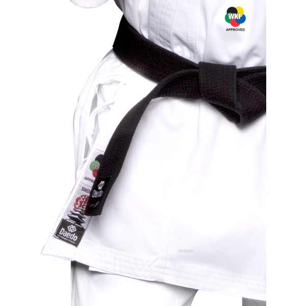 Karategi / Kimono Shodan Kyokushinkai – 65 % Coton, 35 % Polyester, Tailles 000-8 | Artsmartiaux.fr
